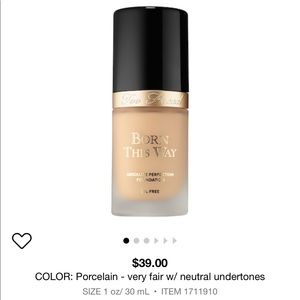 Too Faces Born This Way Foundation - Porcelain